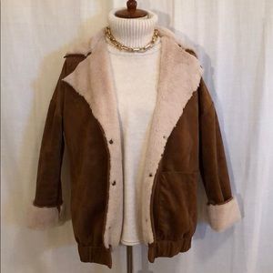 Faux shearling jacket
